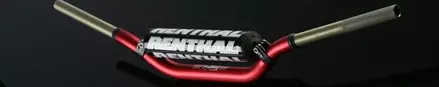 Руль кроссовый 1-1/8 (28 мм) Renthal Twinwall Rc - Honda Cr-Crf 04-13 - Kawasaki Kx-Kxf 0613 красный
