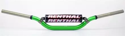 Руль кроссовый 1-1/8 (28 мм) Renthal Twinwall Villopoto - Stewart зеленый 996-01-GN 996-01-GN