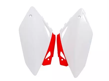 Боковины задние CRF450R 05-06 бело-красные