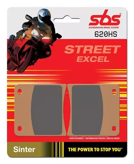 Тормозные колодки передние SBS 620HS для мотоциклов
