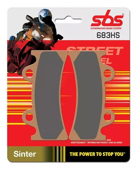 Тормозные колодки передние SBS 683HS для мотоциклов