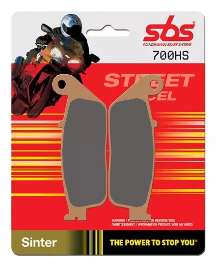 Тормозные колодки передние SBS 700HS для мотоциклов