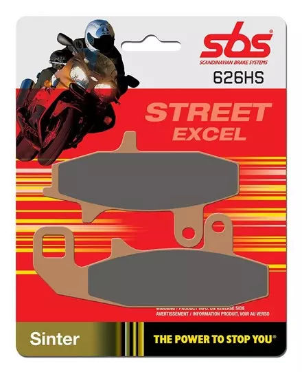 Тормозные колодки передние SBS 626HS для мотоциклов