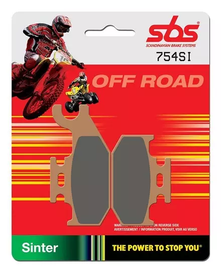 Тормозные колодки передние/задние SBS 754SI для мотоциклов
