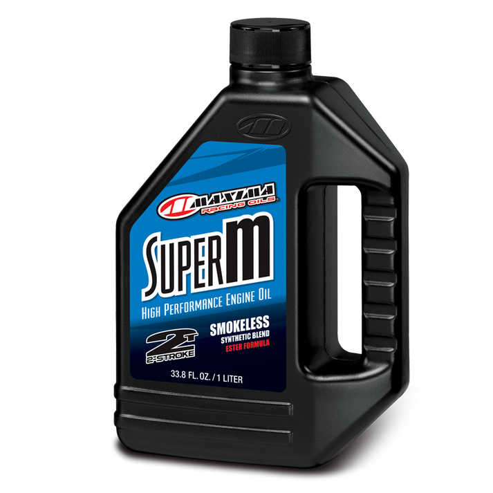 Масло 2T полусинтетическое с эстерами Super M Smokeless Premix Maxima 1 литр