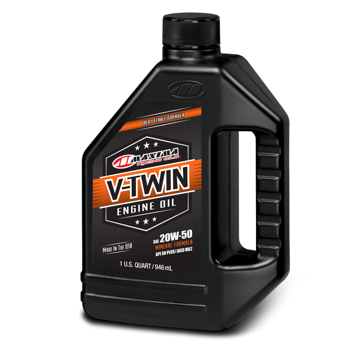 Масло минеральное моторное V-Twin Mineral 20w50 Maxima 946 мл