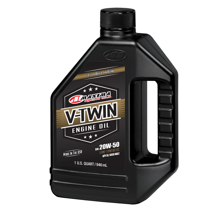 Масло полусинтетическое моторное V-Twin Mineral Synthetic Blend 20w50 Maxima 946 мл