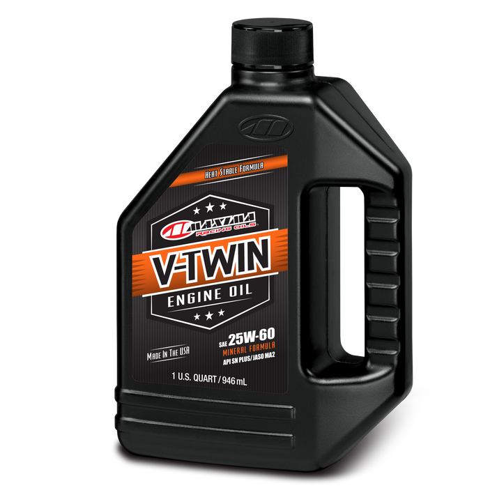 Масло минеральное моторное V-Twin Mineral 25w60 Maxima 946 мл