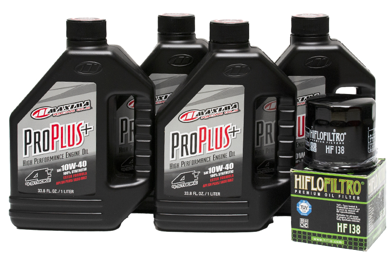 Набор масло 4 литра Maxima Pro Plus 10w40 и фильтр HF138