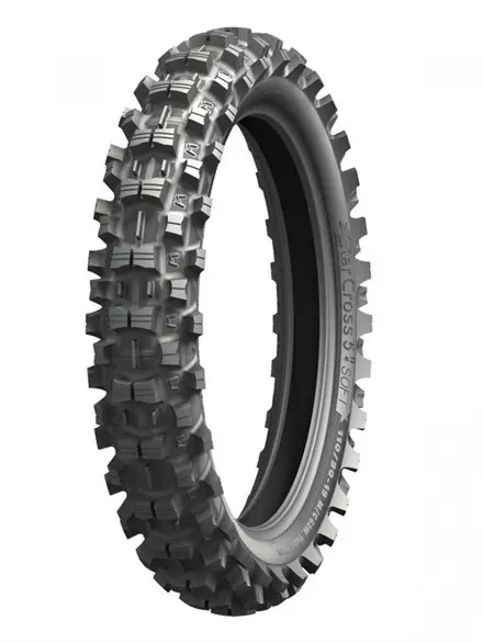 Моторезина задняя Michelin 461928 STARCROSS 5 SOFT размер 120/90 R18 для мотоциклов