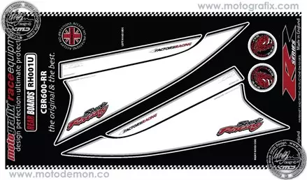 Наклейка Motografix RH009U для мотоциклов HONDA CBR 600RR '03-04