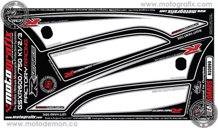 Наклейка Motografix RS009U для мотоциклов SUZUKI GSX-R 600/750 '01-03