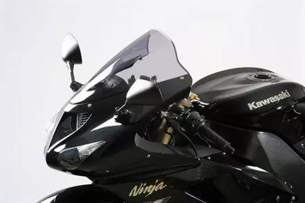 Ветровое стекло для ZX-10R 2006-2007, ZX-6R (ZX636C/ZX600N) 2005-2008 Racing R, цвет Серый