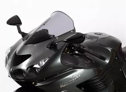 Ветровое стекло для ZZ-R1400 (ZX-14 Ninja) 2006-2014 Spoiler S, цвет Черный