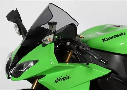 Ветровое стекло для ZX-10R (ZXT00E) 2008-2010, ZX-6R (ZX600R) 2009-2014 Racing R, цвет Черный