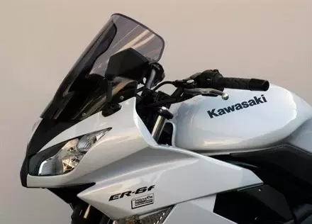 Ветровое стекло для ER-6F (EX650C) 2009-2011 Racing R, цвет Серый