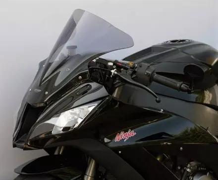 Ветровое стекло для ZX-10R (ZXT00J) 2011-2015 Racing R, цвет Серый