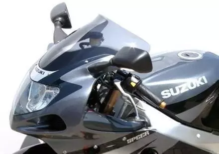 Ветровое стекло для GSX-R1000 2001-2002, GSX-R750 2000-2003, GSX-R600 2001-2003 Spoiler S, цвет Серы