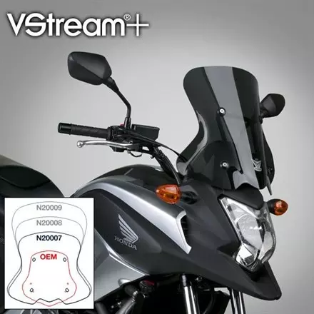 Лобовое стекло National Cycle N20007 38см для мотоциклов Honda NC700X