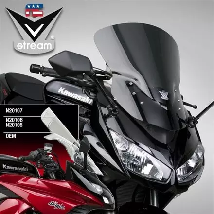 Лобовое стекло National Cycle N20105 49,5см для мотоциклов Kawasaki Z1000SX
