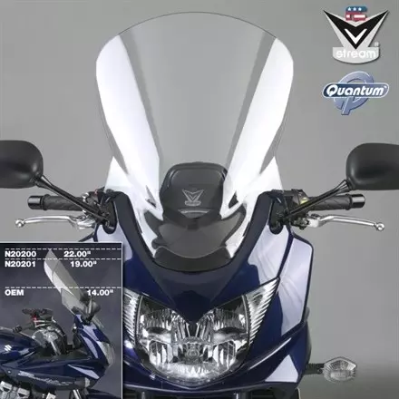 Лобовое стекло National Cycle N20200 55,9см для мотоциклов Suzuki GSF1250 прозрачное