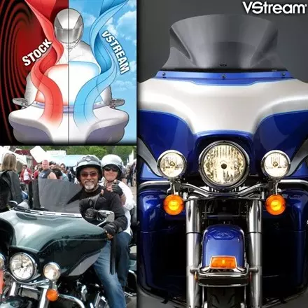 Лобовое стекло National Cycle N20406 27см для мотоциклов HD FLHT/FLHX -'13