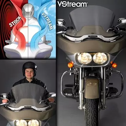 Лобовое стекло National Cycle N20422 38,7см для мотоциклов HD FLTR прозрачное
