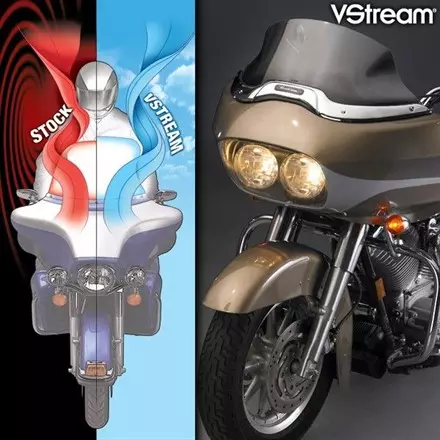 Лобовое стекло National Cycle N20424 23,5см для мотоциклов HD FLTR
