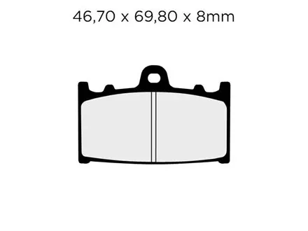 Тормозные  колодки Nissin 2P-214RS