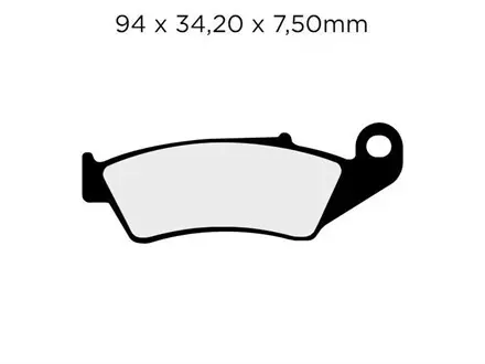 Тормозные колодки Nissin 2P-225GS для мотоциклов