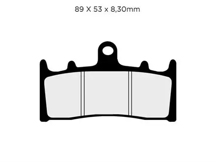 Тормозные  колодки Nissin 2P-248NS