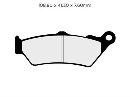 Тормозные колодки Nissin 2P-256NS для мотоциклов