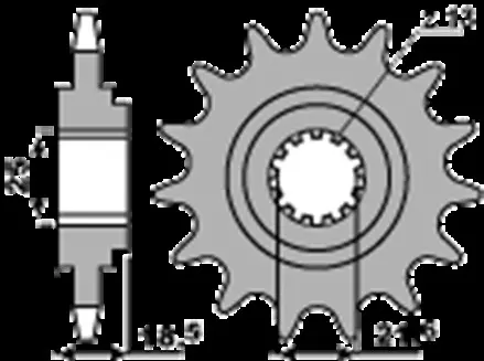 Звезда передняя PBR 2119C15 для мотоциклов