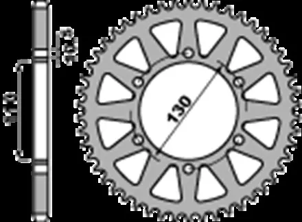 Звезда задняя PBR 50443LD для мотоциклов