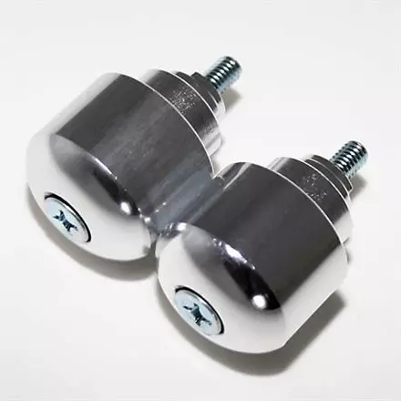 Грузики руля, алюминий, серебро, для Honda, пара