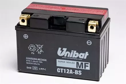 Аккумулятор UNIBAT YT12A-BS для мотоциклов
