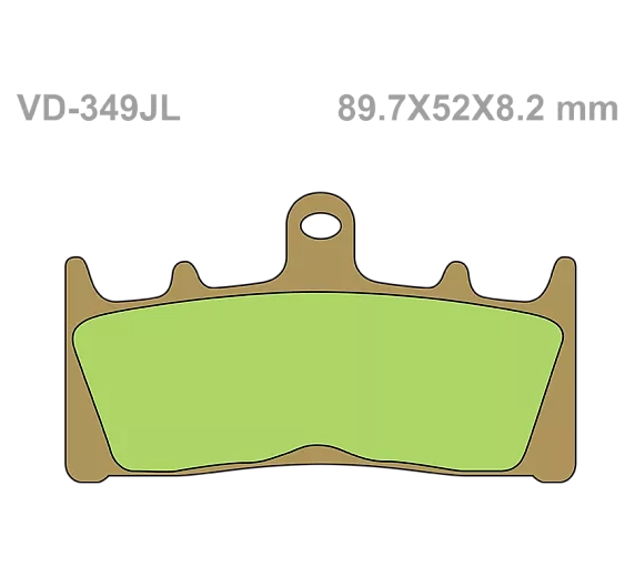 Тормозные колодки Vesrah VD 349JL для мотоциклов