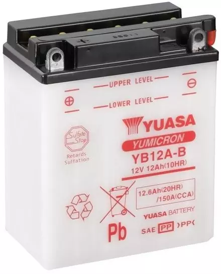 Аккумулятор YUASA YB12A-B для мотоциклов