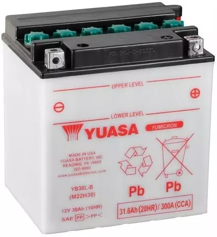 Аккумулятор YUASA YB30L-B для мотоциклов