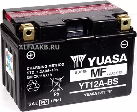 Аккумулятор YUASA YT12A-BS для мотоциклов