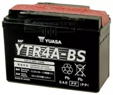 Аккумулятор YUASA YTR4A-BS для мотоциклов