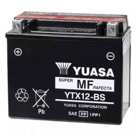 Аккумулятор YUASA YTX12-BS для мотоциклов