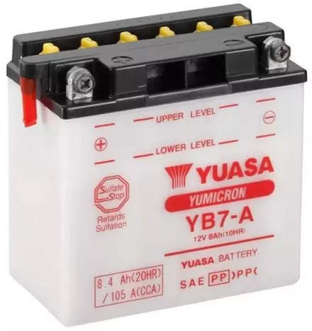 Аккумулятор YUASA YB7-A для мотоциклов