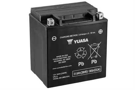 Аккумулятор YUASA YIX30L-BS для мотоциклов