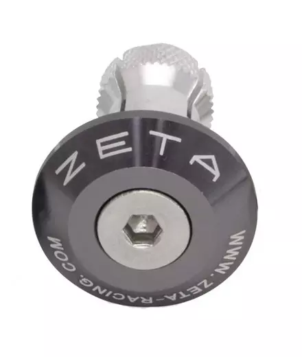 Алюминиевая заглушка руля ZETA 29mm 2шт титан