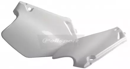 Щиток бокового номера CR125R '1995-97-Cr250R '1995-96, белый