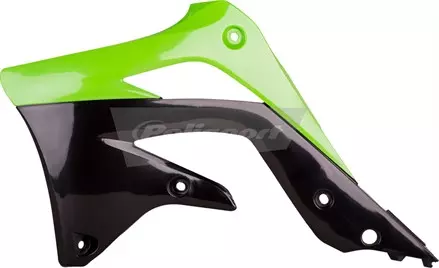 Обтекатель радиатора KX450F '2012-15, зелёно-черный Oem12>13