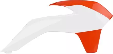 Обтекатель радиатора KTM SX-SX-F-XC-XC-F '2013-15-EXC-EXC-F '2014-16, оранжево-Белый