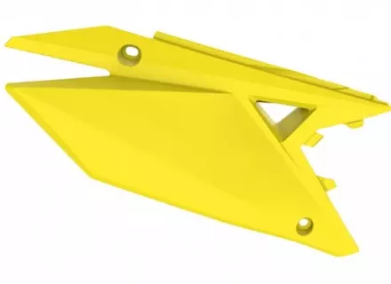 Щиток бокового номераs RMZ450 '2018-19-RMZ250 '2019, желтый - flo