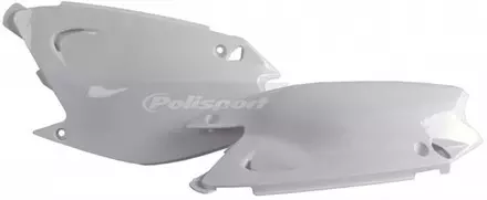 Щиток бокового номера KX125-250 '2003-08, белый